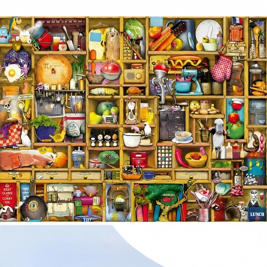 Zonnestelsel, Keukenkast & Gla - Jigsaw Puzzle Adult recensie en prijs