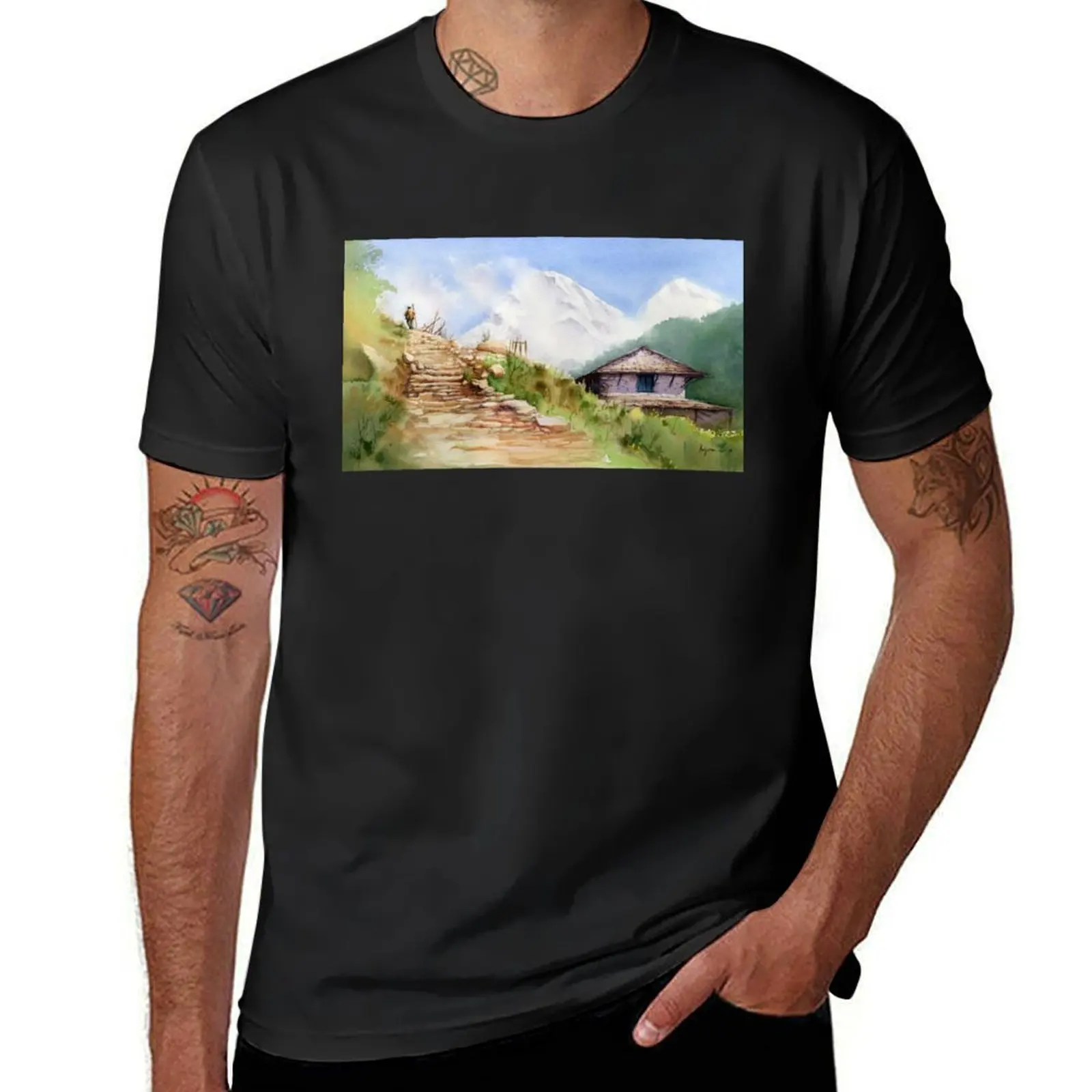 Hilltop Homestead T-Shirt quick drying customizeds aesthetic clothes plain white t shirts men