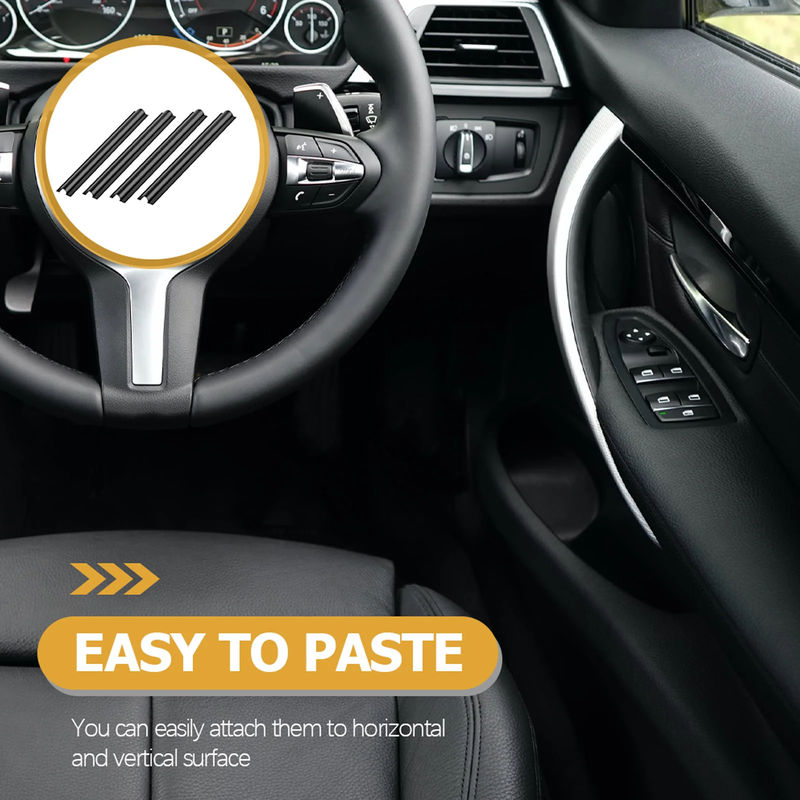 

4 pcs Car Cord Clip Plastic Cable Clips For Wire Organizer Adhesive Cord Holder Auto Interior Cable Management Solution