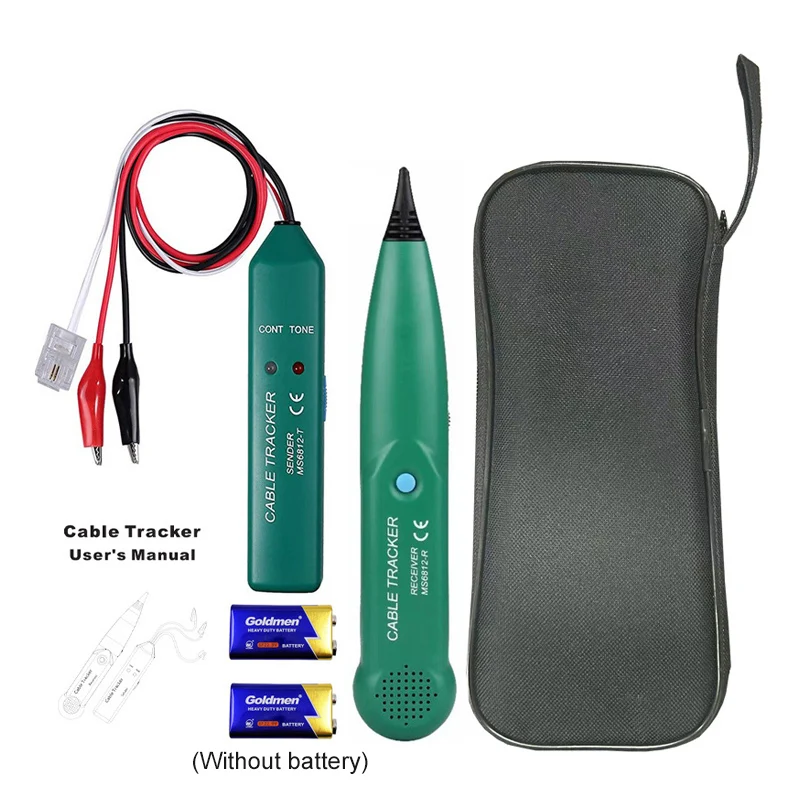 MS6812 Professional Cable Tracker Tester LAN Detector UTP STP Telephone Wire Tracer with Breakpoint Location And Tone Diagnose