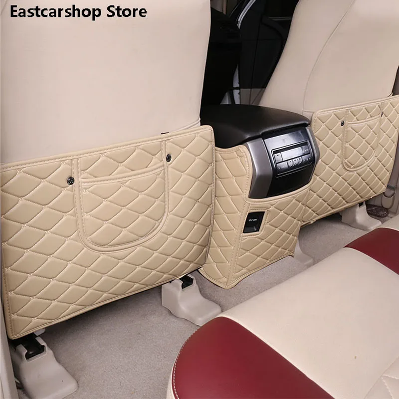 

For Toyota Land Cruiser Prado 150 2010-2020 Car Rear Seat Anti-Kick Pad Rear Seats Cover Protective Pad Mat Accessories