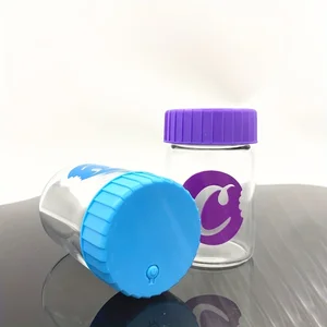 Frasco de vidro com luz LED, garrafa de armazenamento para fumar, light-up air apertado, ampliação de visualização, recipiente multiúso, 1pc 10 principais vendas garrafa para fumar - №9