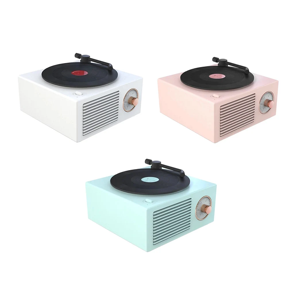 Turntable Universal Wireless Speaker Sound Box Record Player Studio