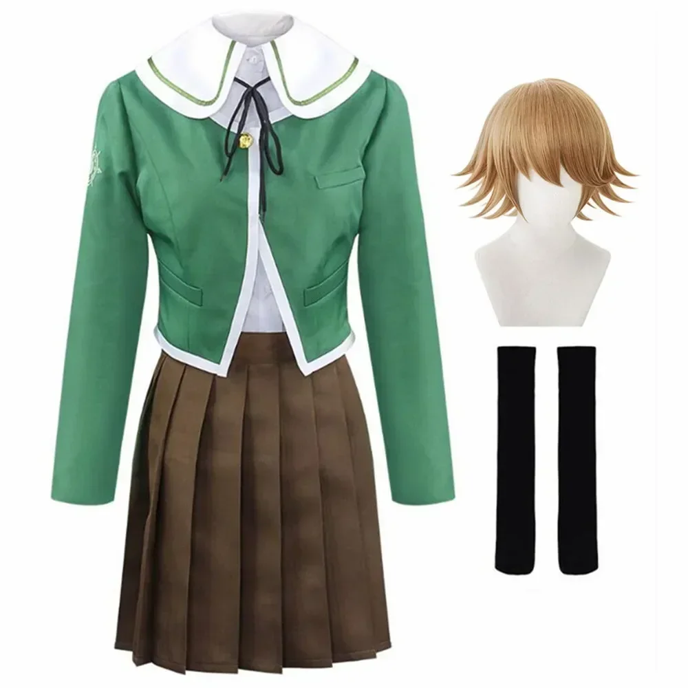 

Anime Danganronpa Kuma Chihiro Fujisaki Cosplay Costume Women's JK Uniforms Suit Costume