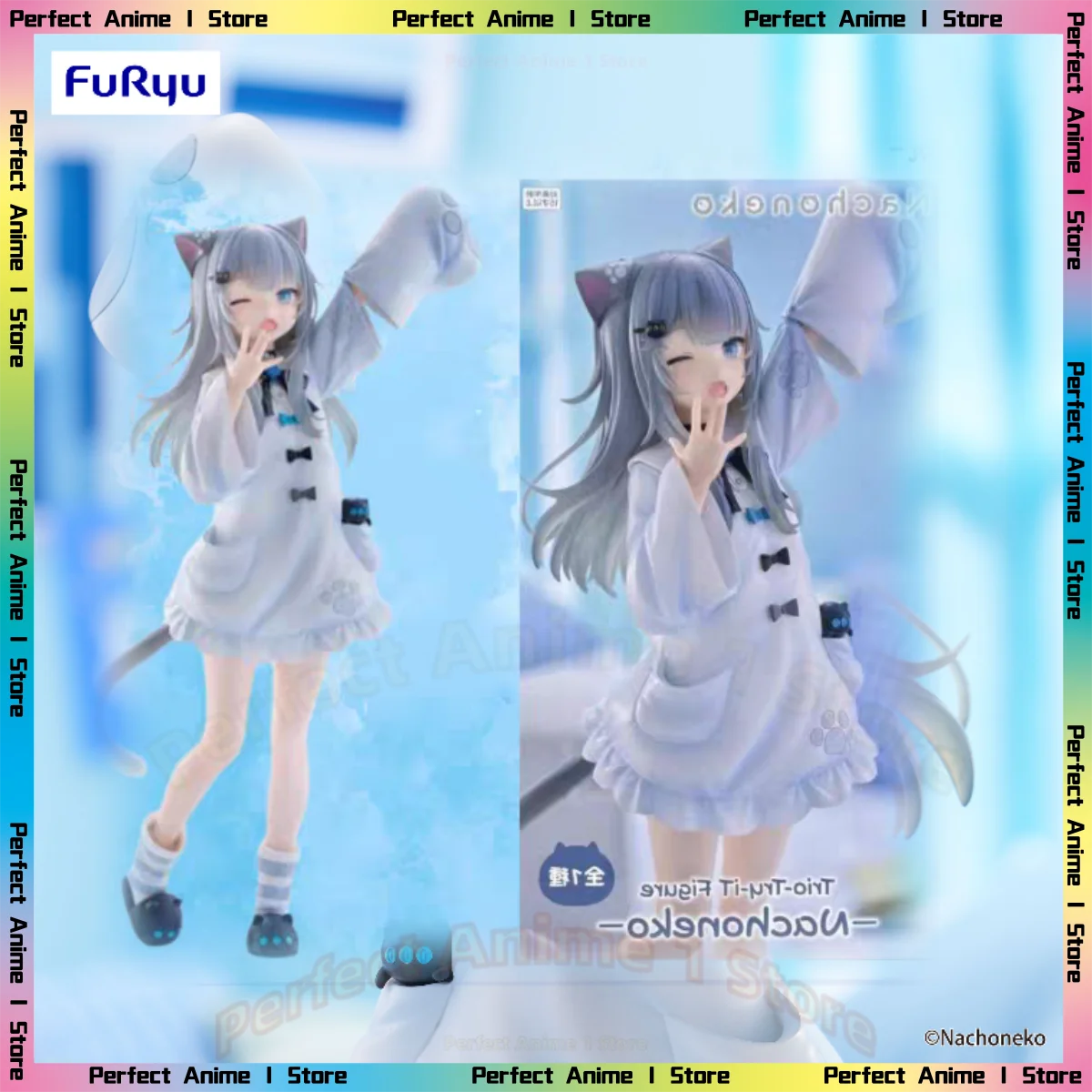 

【FuRyu】Trio-Try-iT Gancheng Cat живописная фигурка Модель Подарочная коллекция