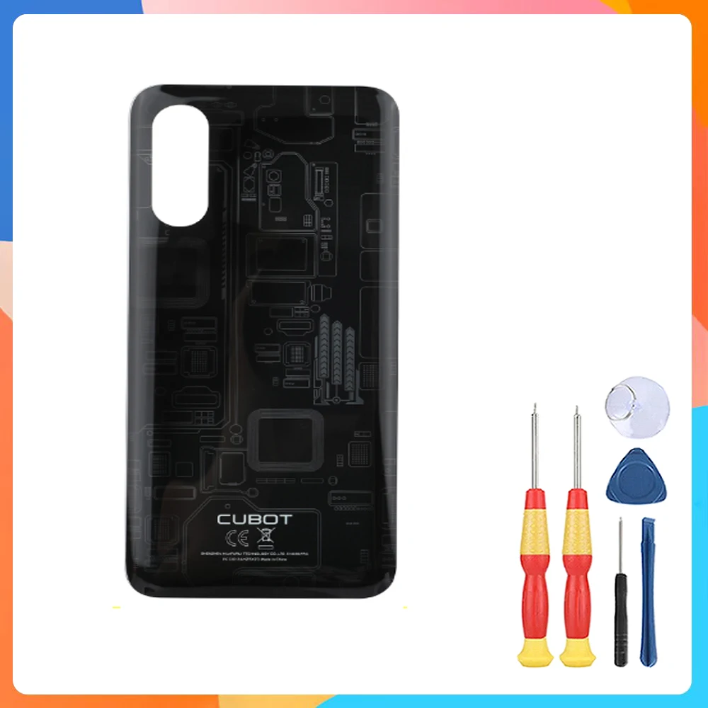 New Battery Cover Back Case , Camera Glass , Receiver , Coaxial Wifi Wire Signal Antenna Flex Cable , Side Button For Cubot X70