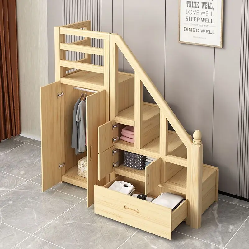 All solid wood ladder cabinets are sold separately, upper and lower beds, wardrobes, mother and child beds, step lockers