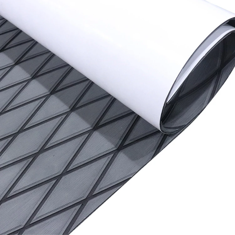 A66P-EVA رغوة فو خشب الساج قارب سطح السفينة حصيرة التزيين ورقة يخت الأرضيات المضادة للانزلاق حصيرة ذاتية اللصق وسادة السيارة