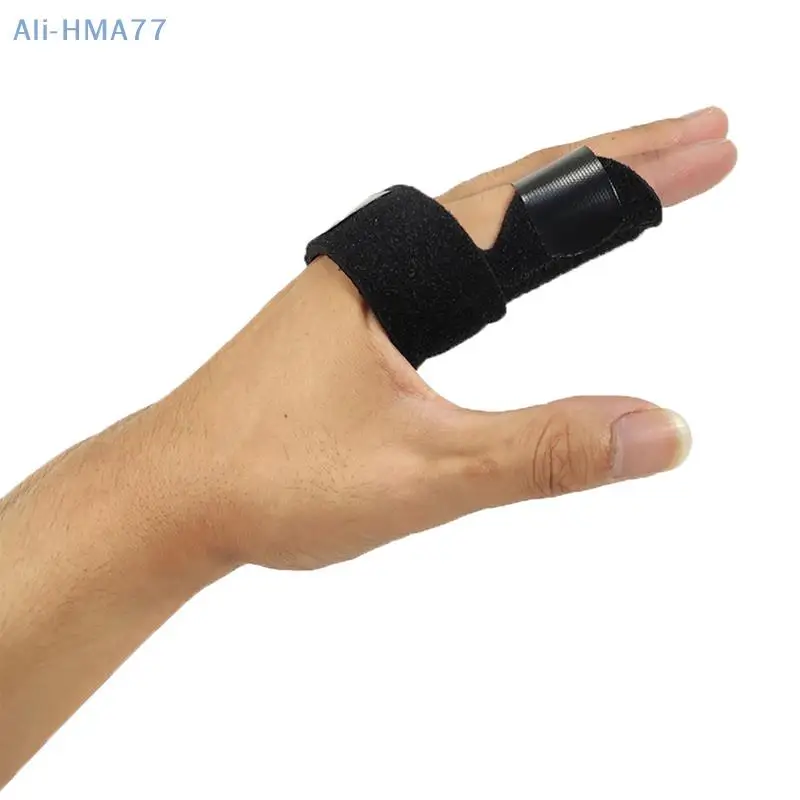 Férula de tela ajustable para dedo, soporte de gatillo, fijación de fracturas, alivio del dolor para proteger alta calidad, 1 ud.