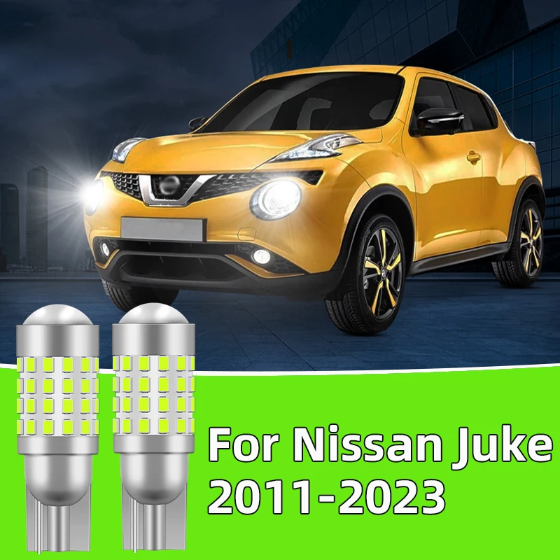 2PCS For Nissan Juke 2011-2023 Clearance Lights Car Led T10 W5W Bulb side marker position Signal Lamp 12V24V Auto Signal Lamps