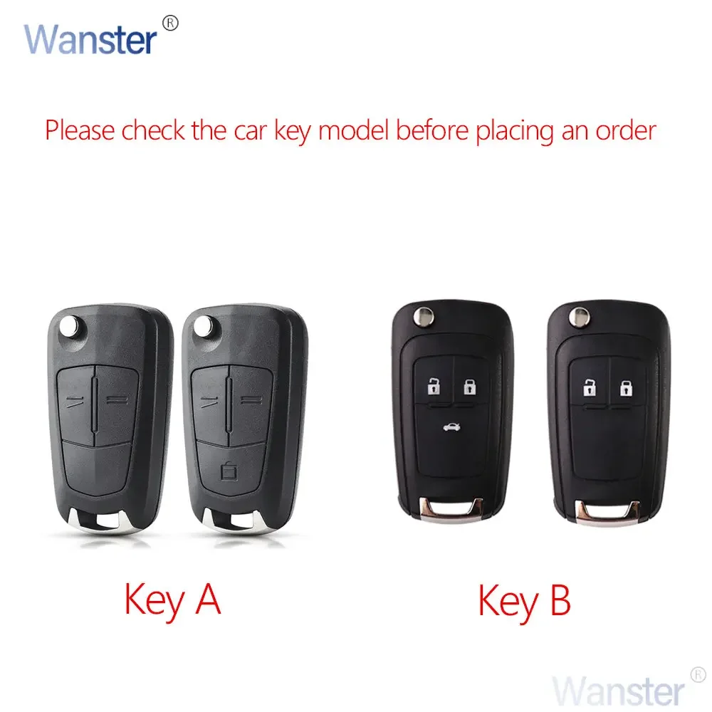 2/3 Bottons TPU Car Flip Key Fob Case Cover Shell portachiavi per Vauxhall Opel Astra H Corsa D Vectra C Zafira Astra Vectra Signum