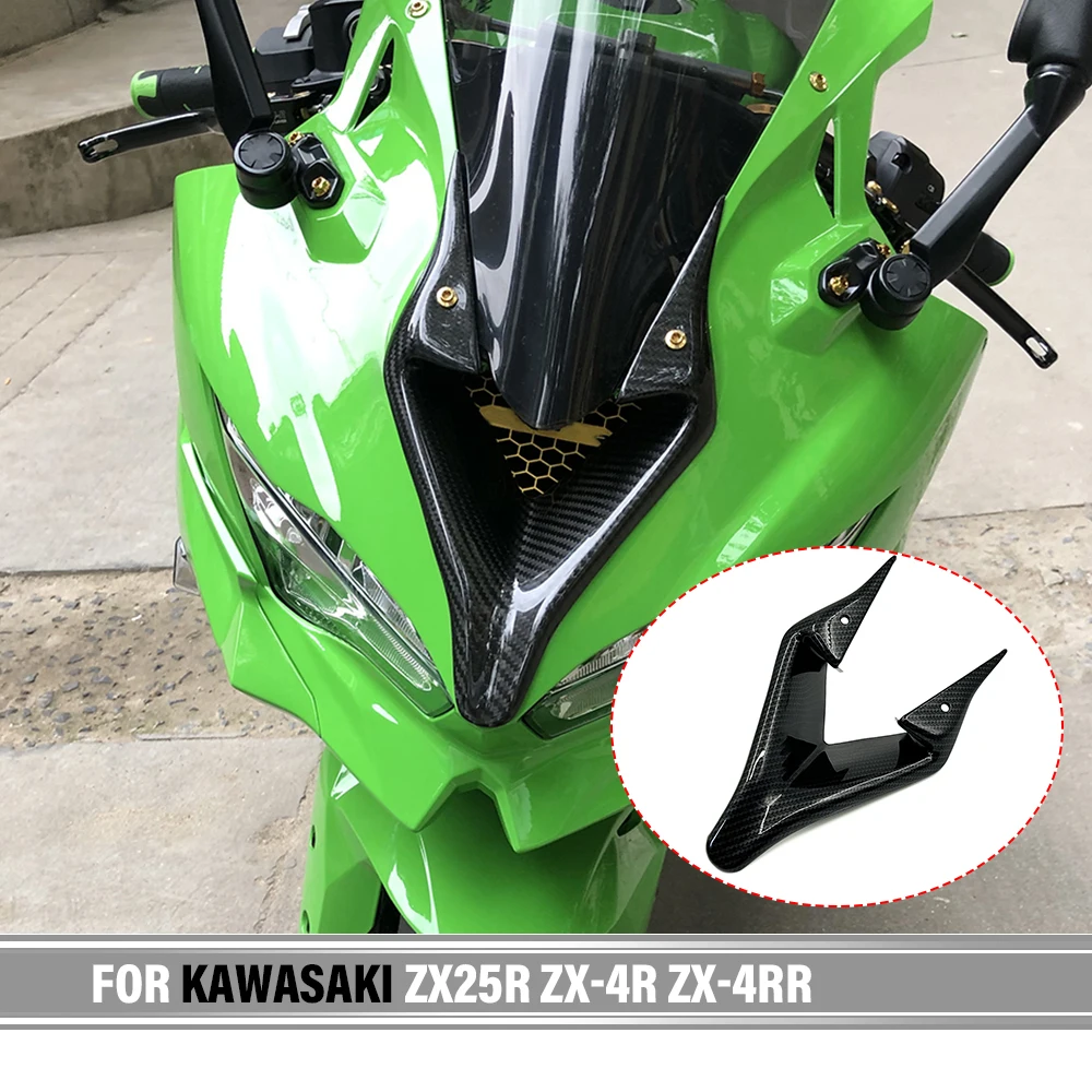 

Передняя крышка воздухозаборника для KAWASAKI Ninja ZX4R ZX4RR ZX-4R ZX25R, переднее воздушное крыло мотоцикла, птичье клюв, нижний обтекатель