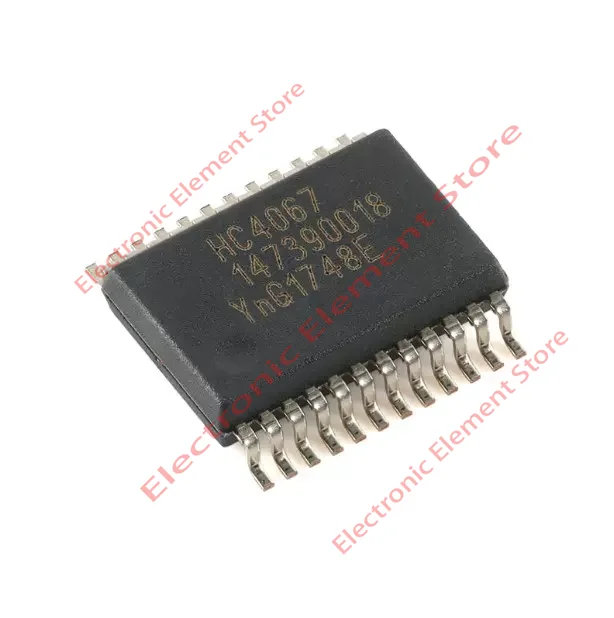 2PCS 74HC4067PW,118 Analog Multiplexer TSSOP-24 HC4067