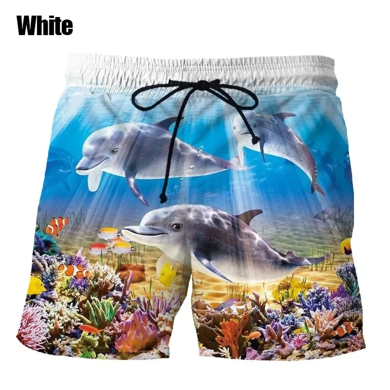 Animel Dolphin 3d Printed Shorts Summer New Men's And Women's Street Fashion Casual Hip-hop Funny Beach Shorts Ropa De Hombre