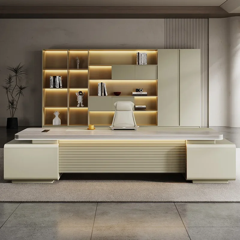 

Длинный офисный компьютерный стол с ящиками для менеджера, астрономический стол для хранения, кабинет для руководителей, современный Escritorio, домашний офис