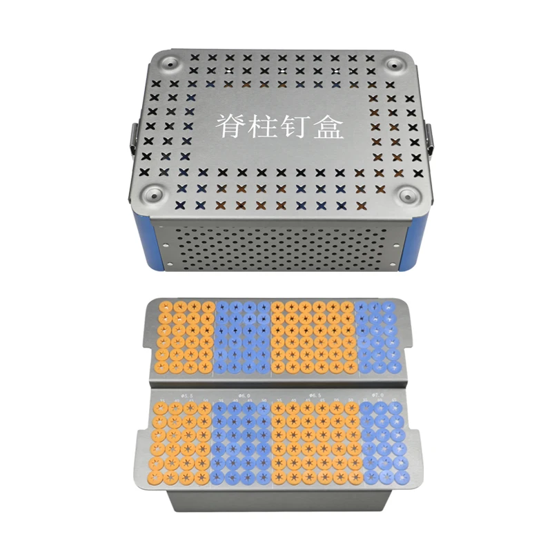 Orthopedic Spinal Pedicle Screw Box Disinfection Box Orthopedic Spinal Nail Box Orthopedic Instrument