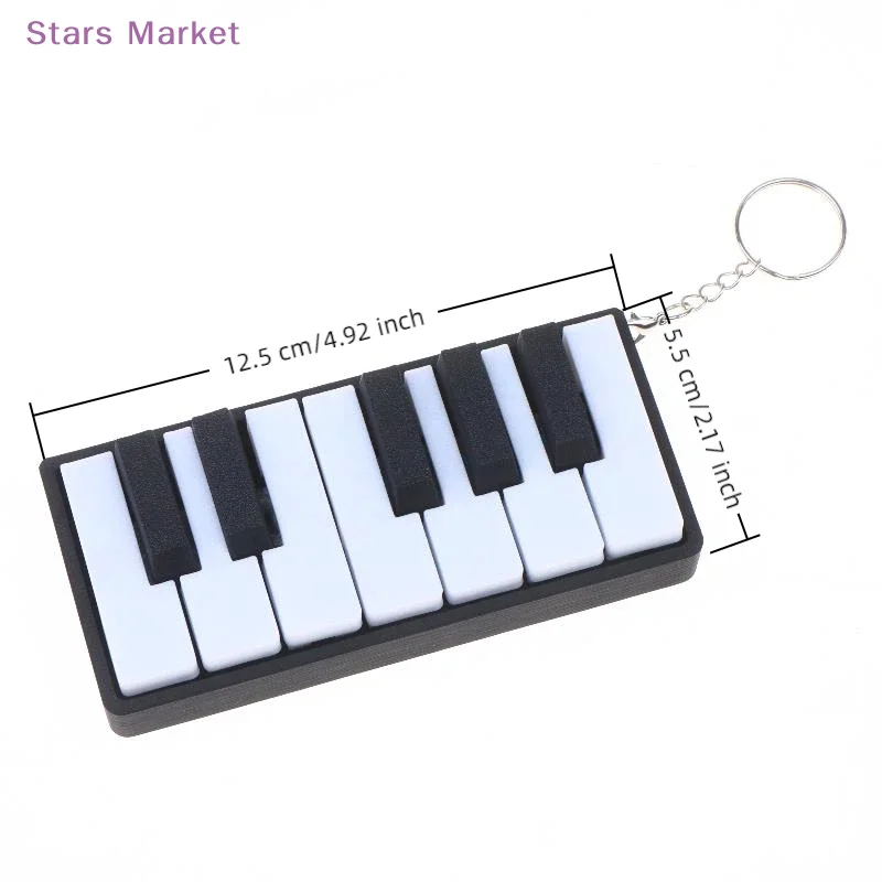 Piano Keyboard Clicker 3D Printed PLA Press Type Relax Figurine Calm Down Toy for Anxiety Tension Relief