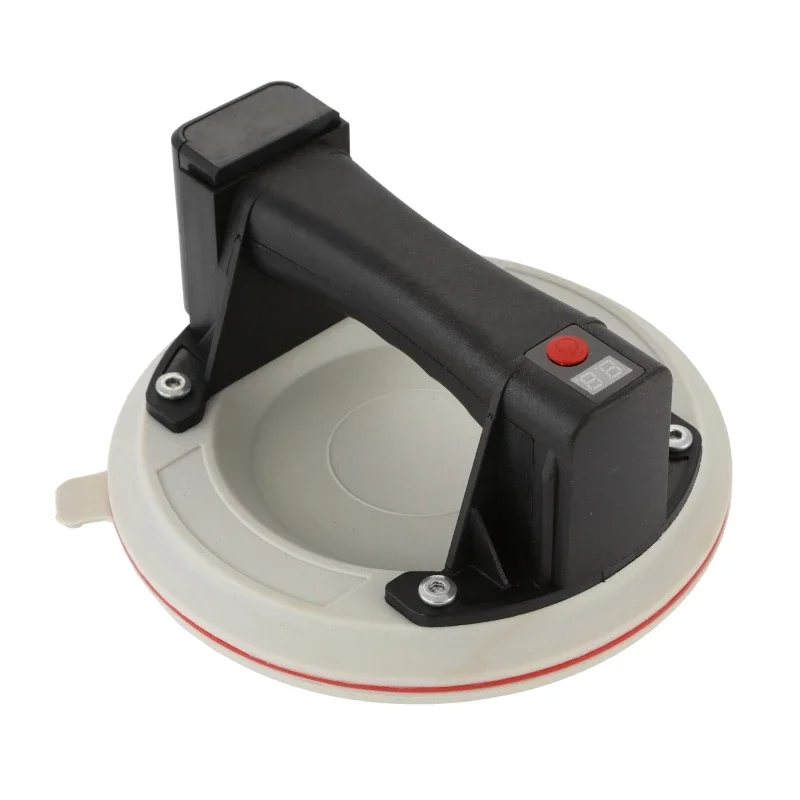 2400mAh 200KG Load 8inch Electric Vacuum Suction Cup for Granite Tile Glass Lifting Heavy-Duty Vacuum Suckers  Manual Lifting