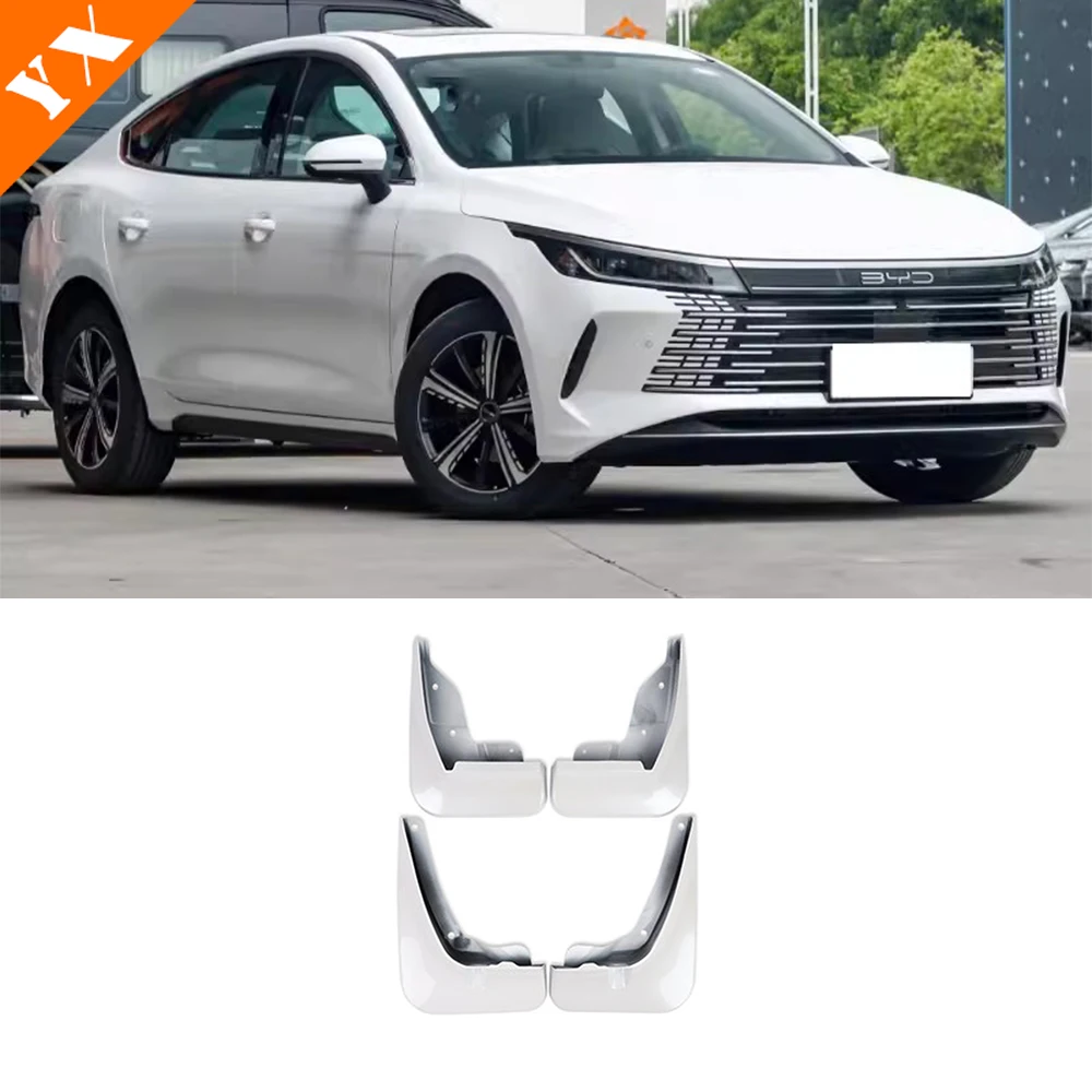 Voor Byd Destroyer 05 Accessoires 2022-2024 Auto Wielspatbord Cover Anti Stof Kick Decoratie Bescherming Frame Garnituur Trim 4 Stuks