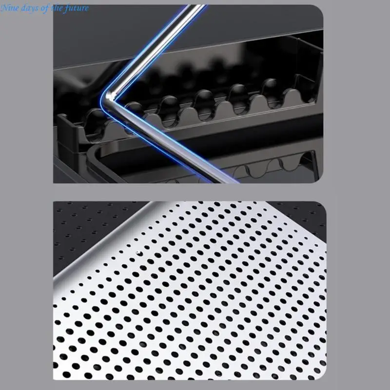 Laptop Cooling Pad Laptop Cooler with Fan for 14-17Inch Laptop Cooling Fan Stand E65A