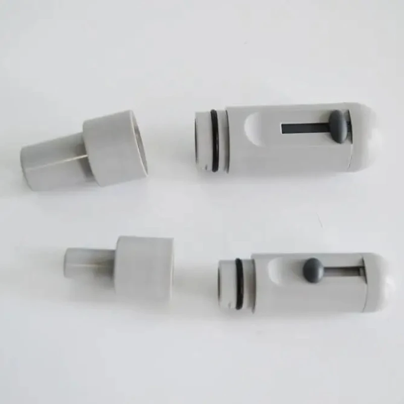 

8Pcs Dental plastic grey strong suction head weak suction head with switch Dental strong suction handle