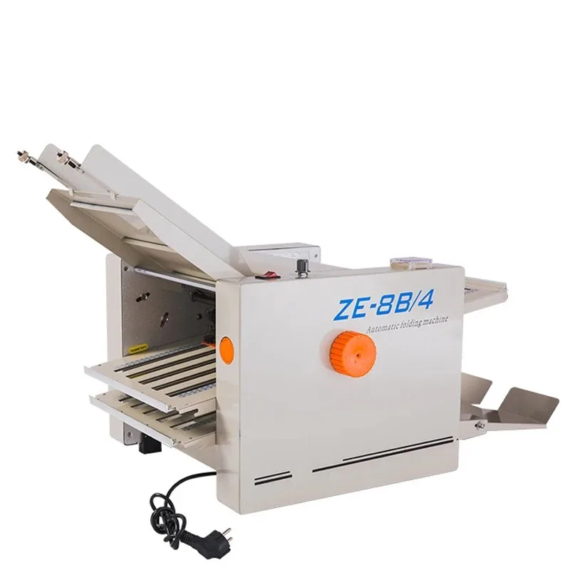 High Efficient ZE-8B/4 A3 Paper Folding Machine Automatic Paper Folder From Myway Machinery