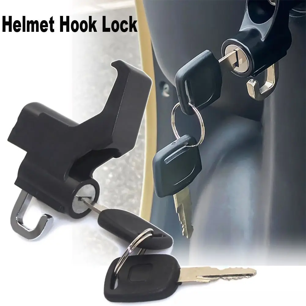 Anti-theft E-bike Helmet Lock Hook Aluminum Alloy Hook Motorcycle Tuning Accessories Security Motorb Helmet Lock Hook