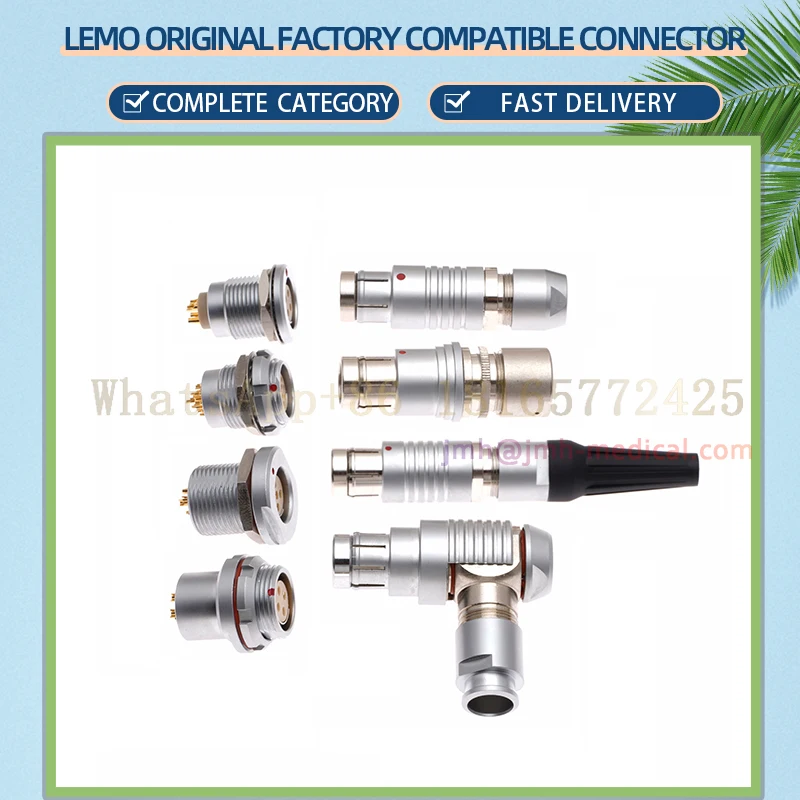 Fisher 104 2F SS WSO plug, D-shaped socket with semi-circular positioning IP68. Push pull self-locking connector