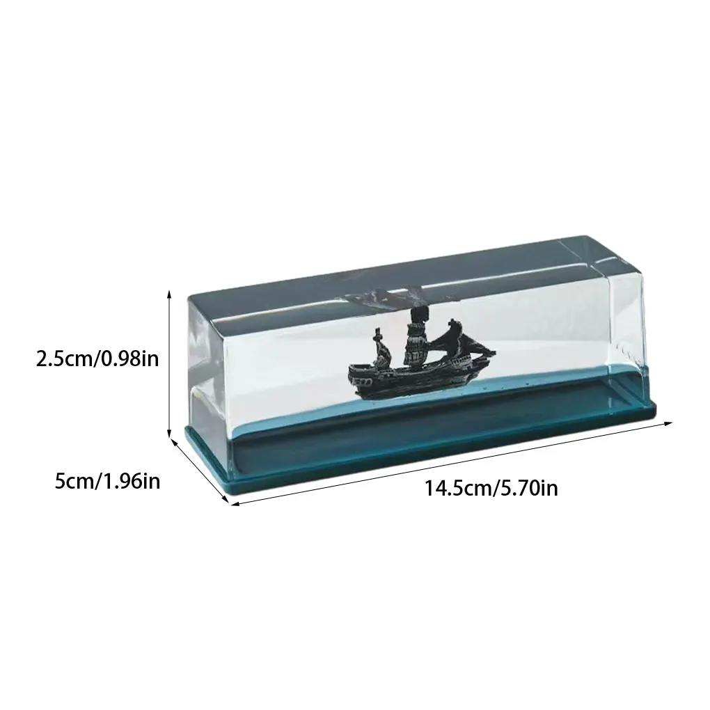 Pezzo decorativo in acrilico Ornamento per bottiglia di deriva fluida per nave da crociera Materiali acrilici in stile unico