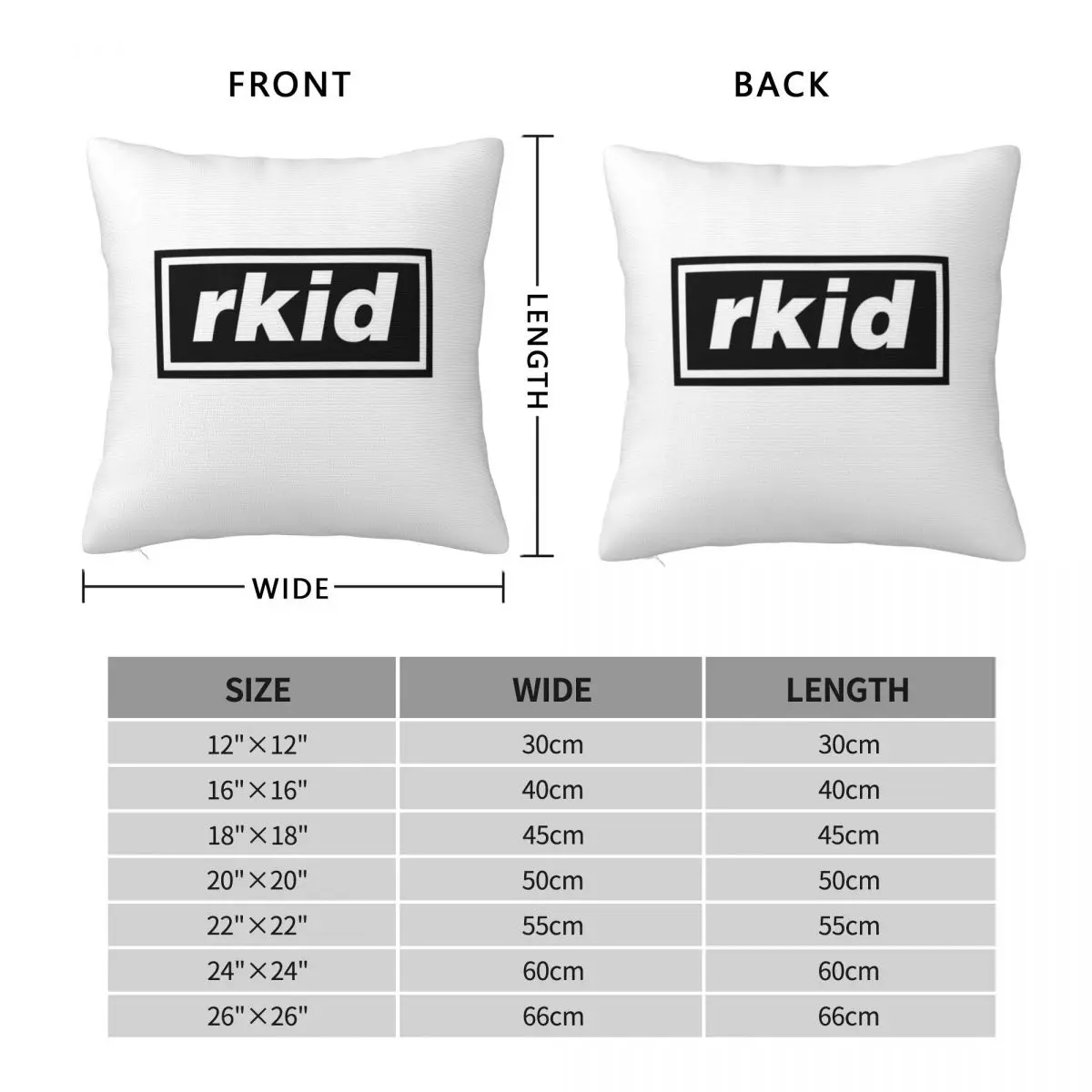 Rkid Oasis Square Pillowcase Polyester Linen Velvet Pattern Zip Decor Throw Pillow Case Car Cushion Cover 45x45