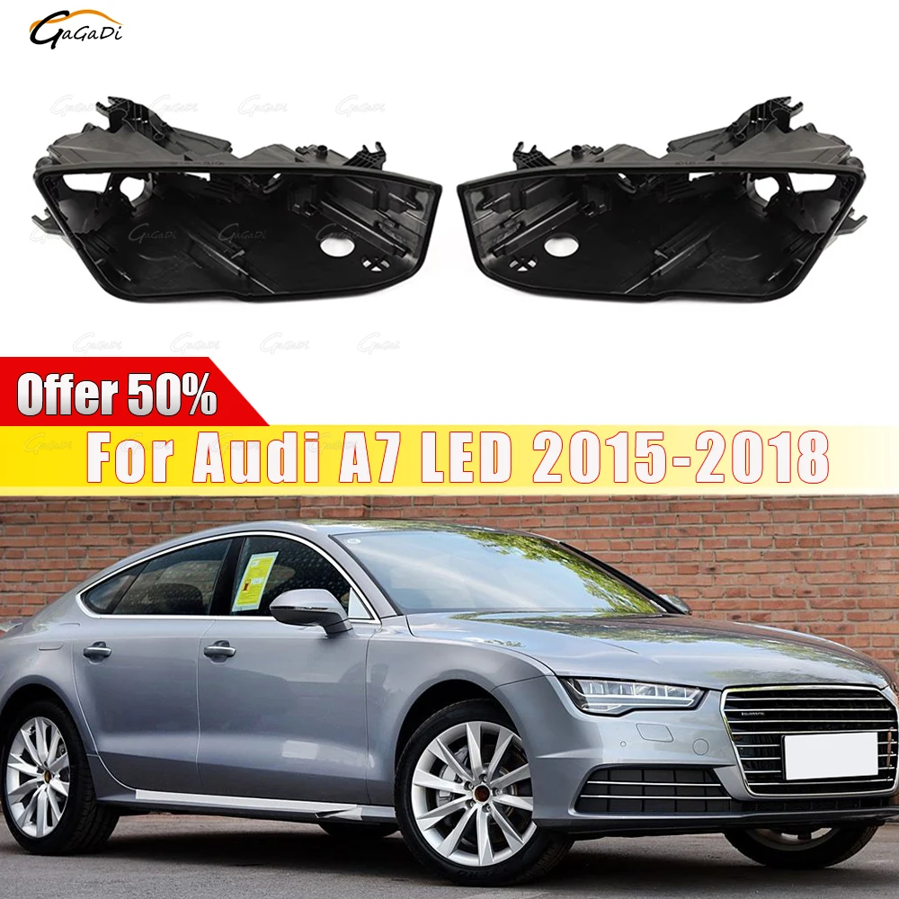 For Audi A7 LED 2015 2016 2017 2018 Automotive Headlights Rear Housing Replacing the Lampshade Base Not for matrix light