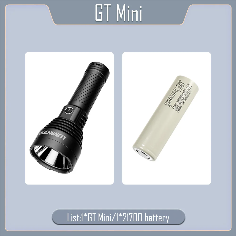 Linterna LED EDC para Exteriores, Lámpara de Camping Potente, Recargable por USB C, Cola Magnética, Alcance de 1000M, Mini Linterna GT