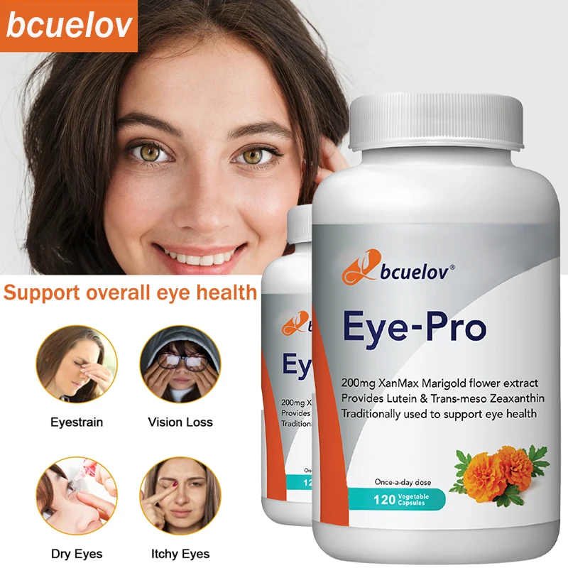 

Lutein Eye Zeaxanthin - Improve Eye Health Support Healthy Lens Macula Retina Relieve Blue Light Aging Fatigue Dry Eyes