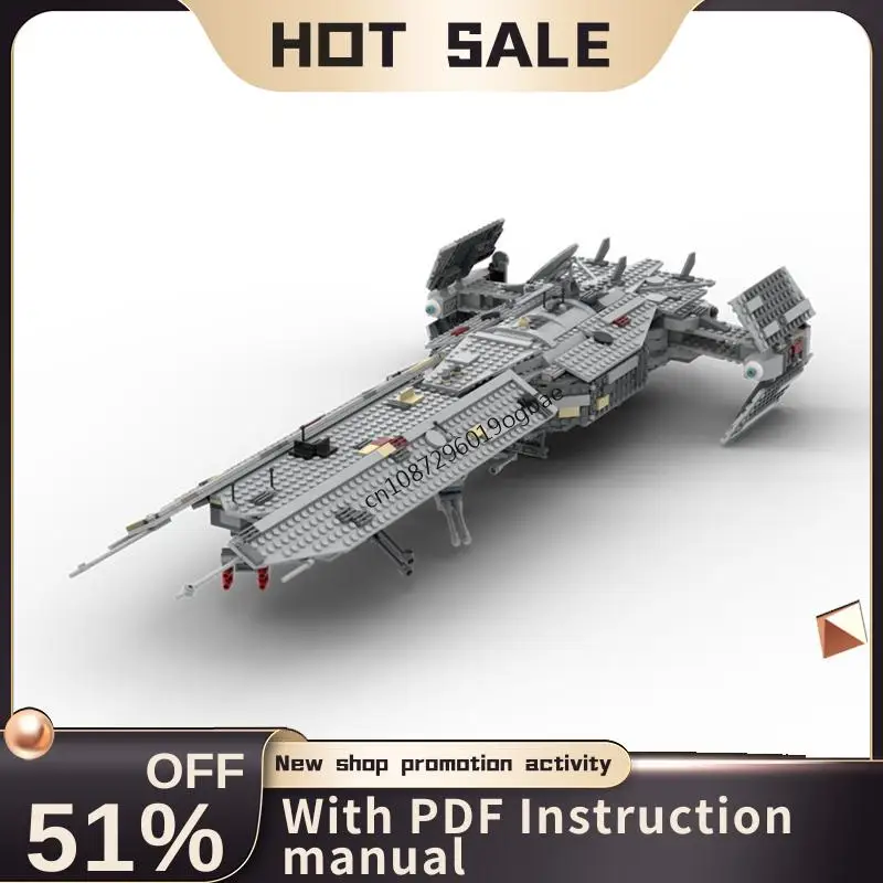 

New 1034Pcs Popular Space Technology Series Moc Super Destroyer Model Building Blocks Diy Creative Ideas Kids Toy Birthday Gifts