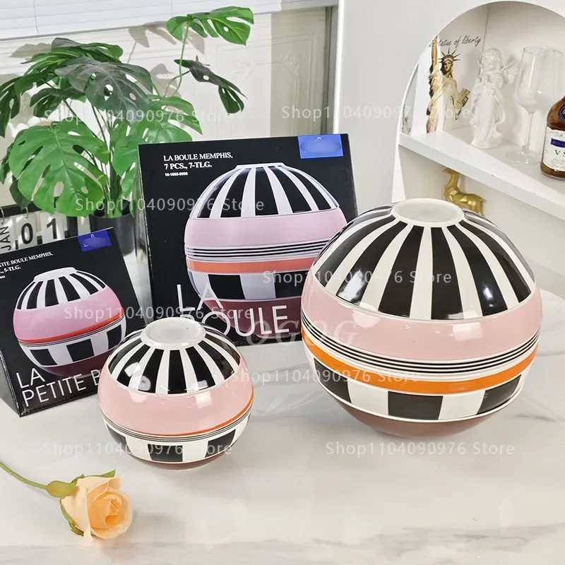 Small food ball tableware set, high-value light luxury plates, dishes can store tableware