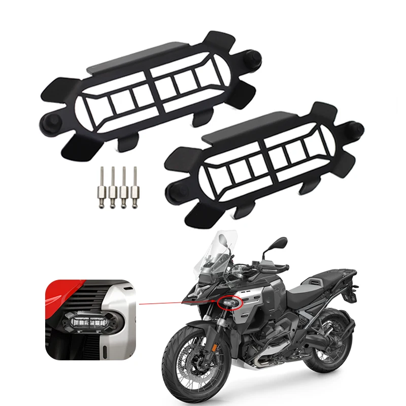 For BMW R1300GS Adventure R1300 GS ADV R1300GSA 2024 2025 Motorcycle Accessories LED Auxiliary Light Cover Lamp Protection Guard