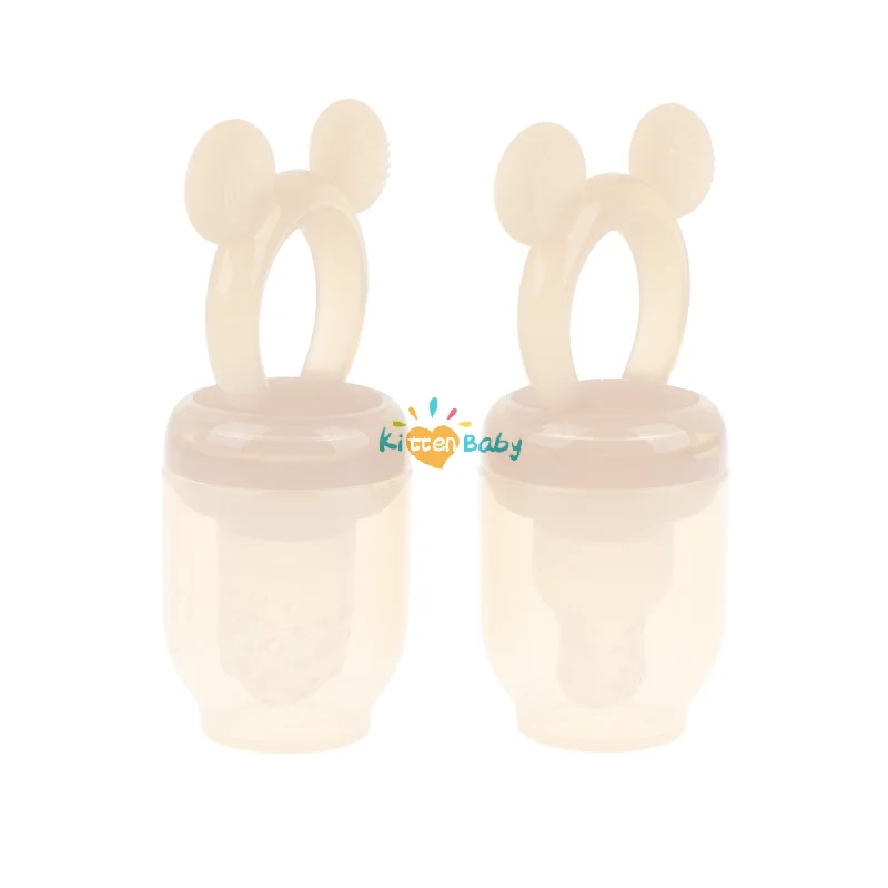 Silicone Baby Fruit Feeder Pacifier Teething Toy Infant Fresh Food Nibbler Soother For Newborn Feeding Use Soft