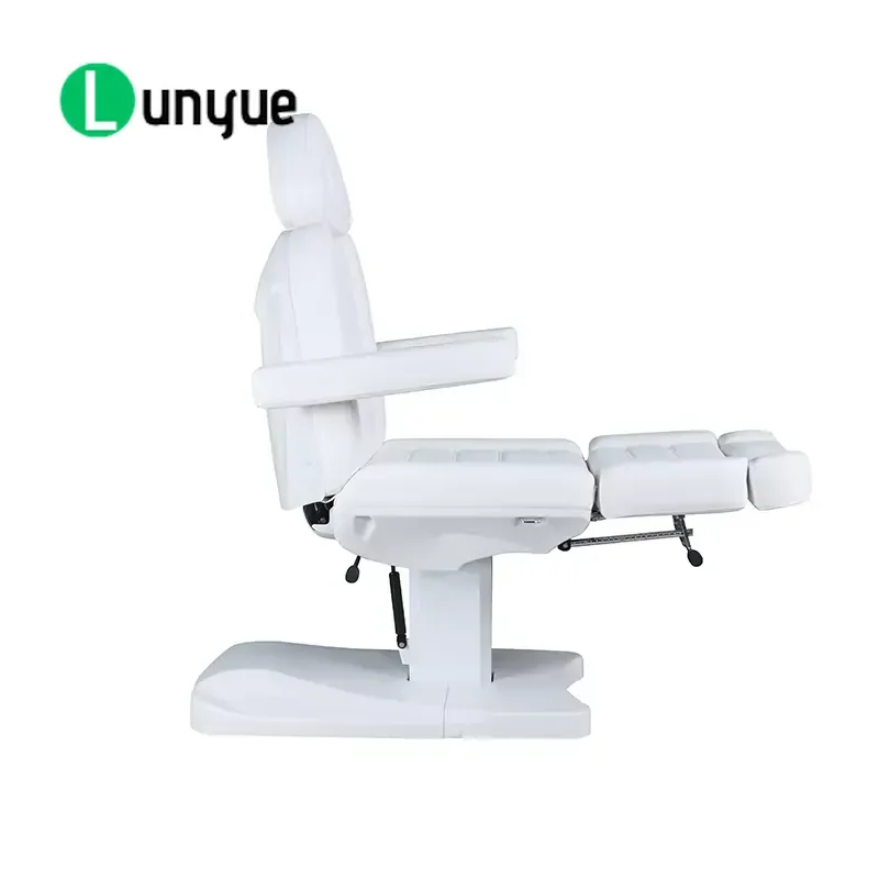 Modern Electric Manicure Bed Facial Recliner 2 Motors Adjustable Height For Beauty Gym Spa Comfortable Professional