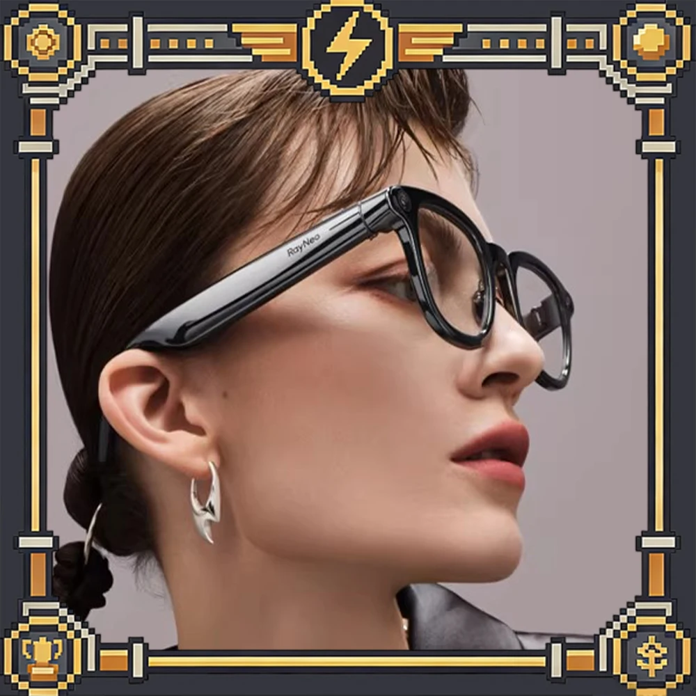 RayNeo V3 AR Glasses 5P Custom Optical Lens 39g Falcon Imaging Plus IMX681 Sensor Smart Glasses 12 Million Pixels Gifts