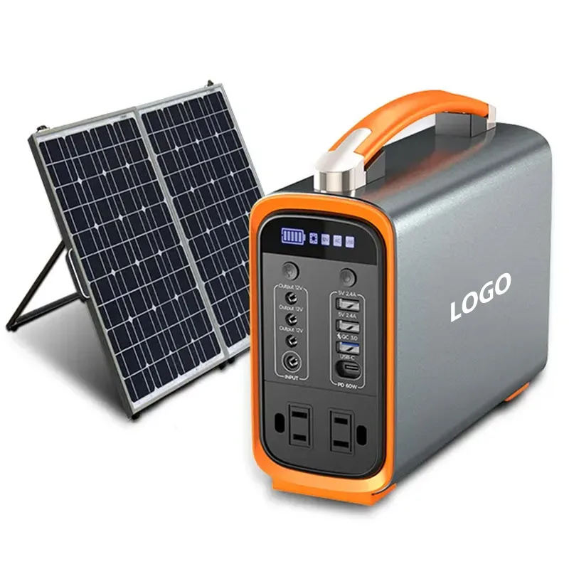 1200W Solar Generator Power Station, LiFePO4 Pure Sine Wave MPPT Design, Home Outdoor Emergency Portable Supply