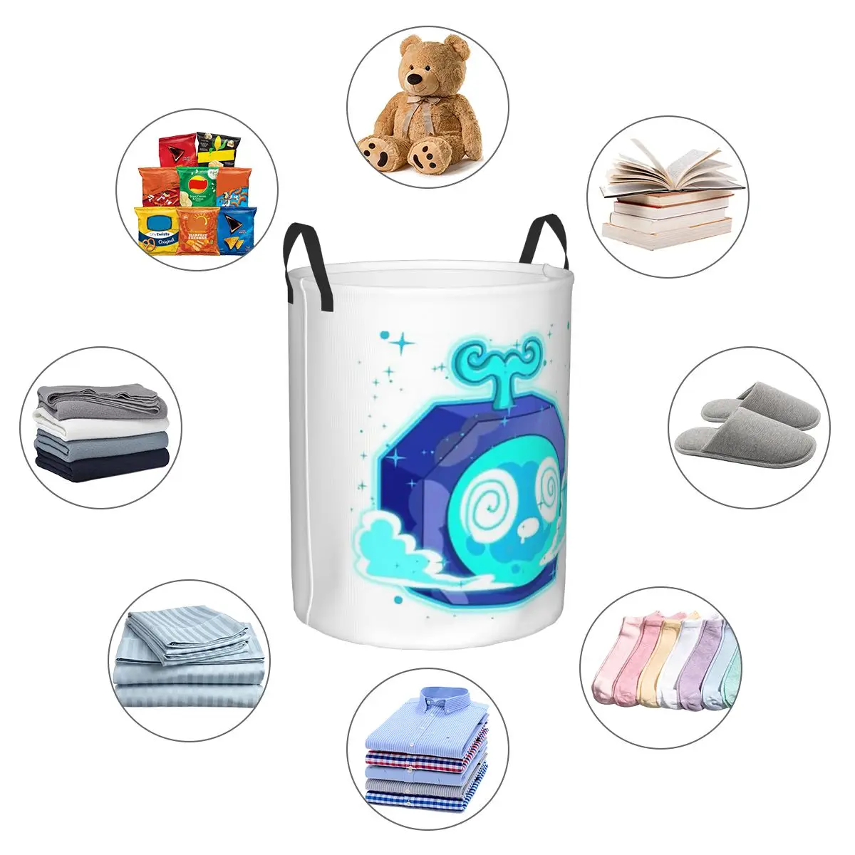 جامع الغسيل Blox الفواكه لعبة سلة الغسيل القابلة للطي منظم منزلي الأطفال سلة غسيل منظم منزلي