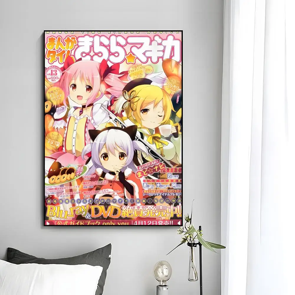 Dunkles Anime P-Puella Magi Madoka Magica Poster Wandkunstdruck Dekoratives Wandbild Wohndekor Geschenk Ungerahmt – Detail 13