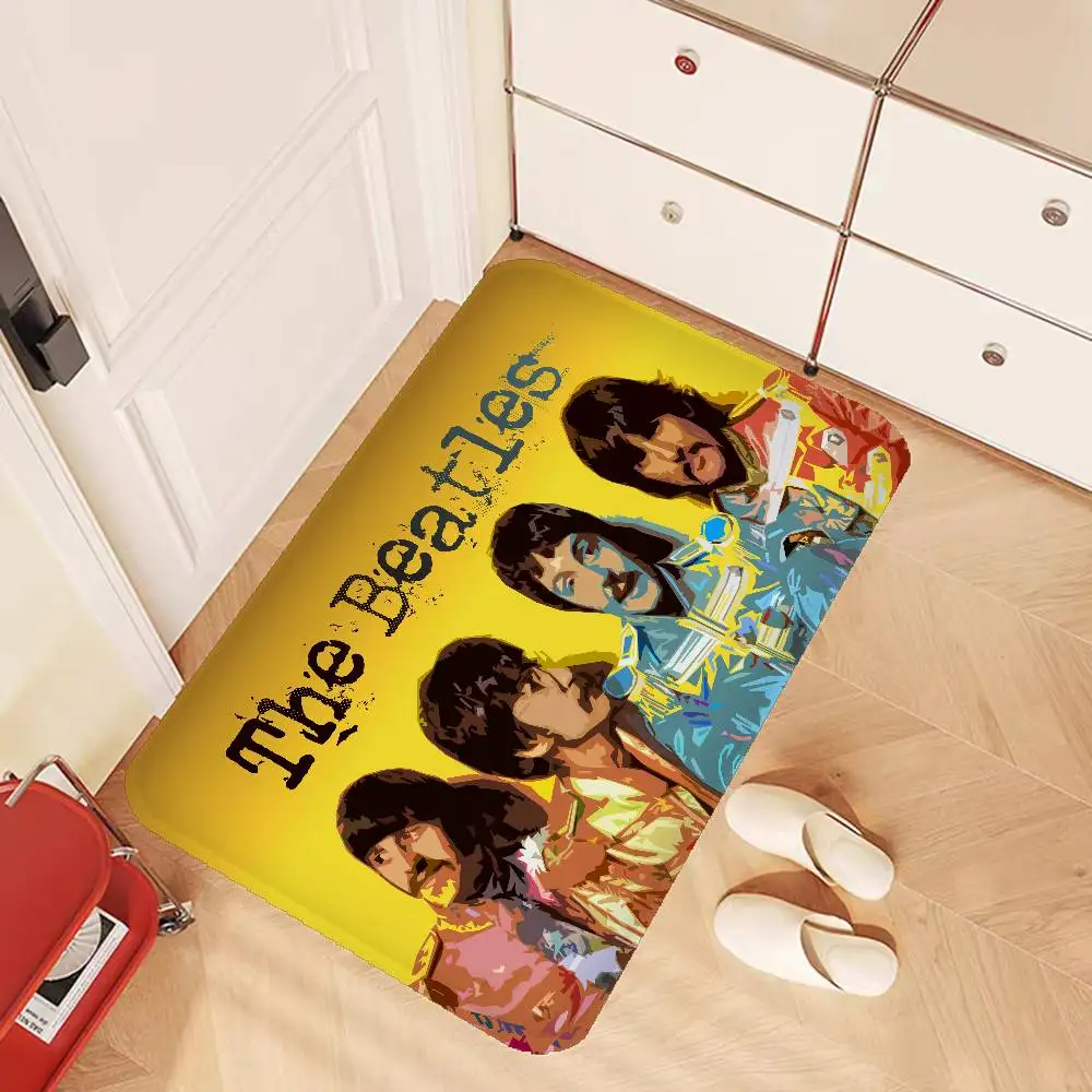 T-The Beatles Door Mat Room Bedroom Decoration Balcony Anti-Slip Doormat Living Room Doormat Area Rug