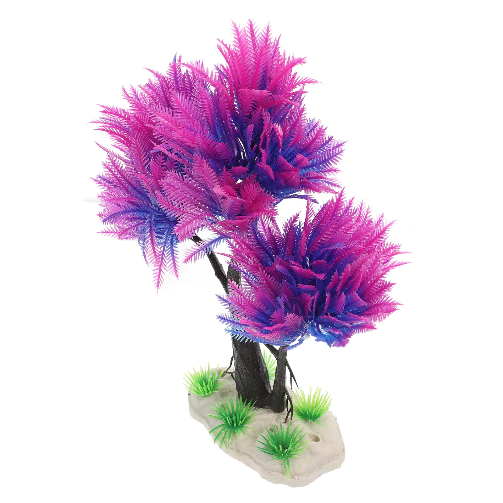 

Simulated Aquatic Plants Fish Tank Decor Realistic Artificial Plants Easy Maintenance Wear Resistant ABS Material Fake Plant