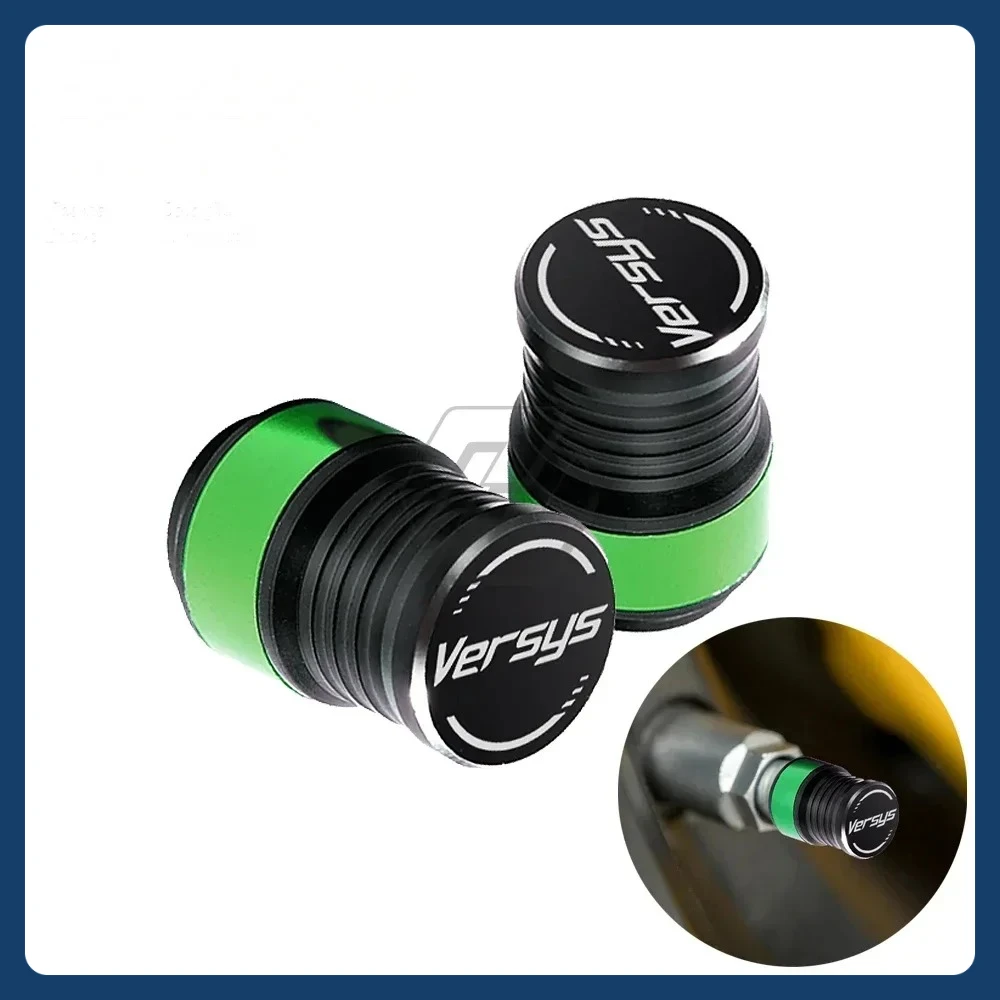 

Motorcycle Accessories Wheel Tire Valve Caps Covers For Kawasaki Versys 650 1000 Versys-X 300