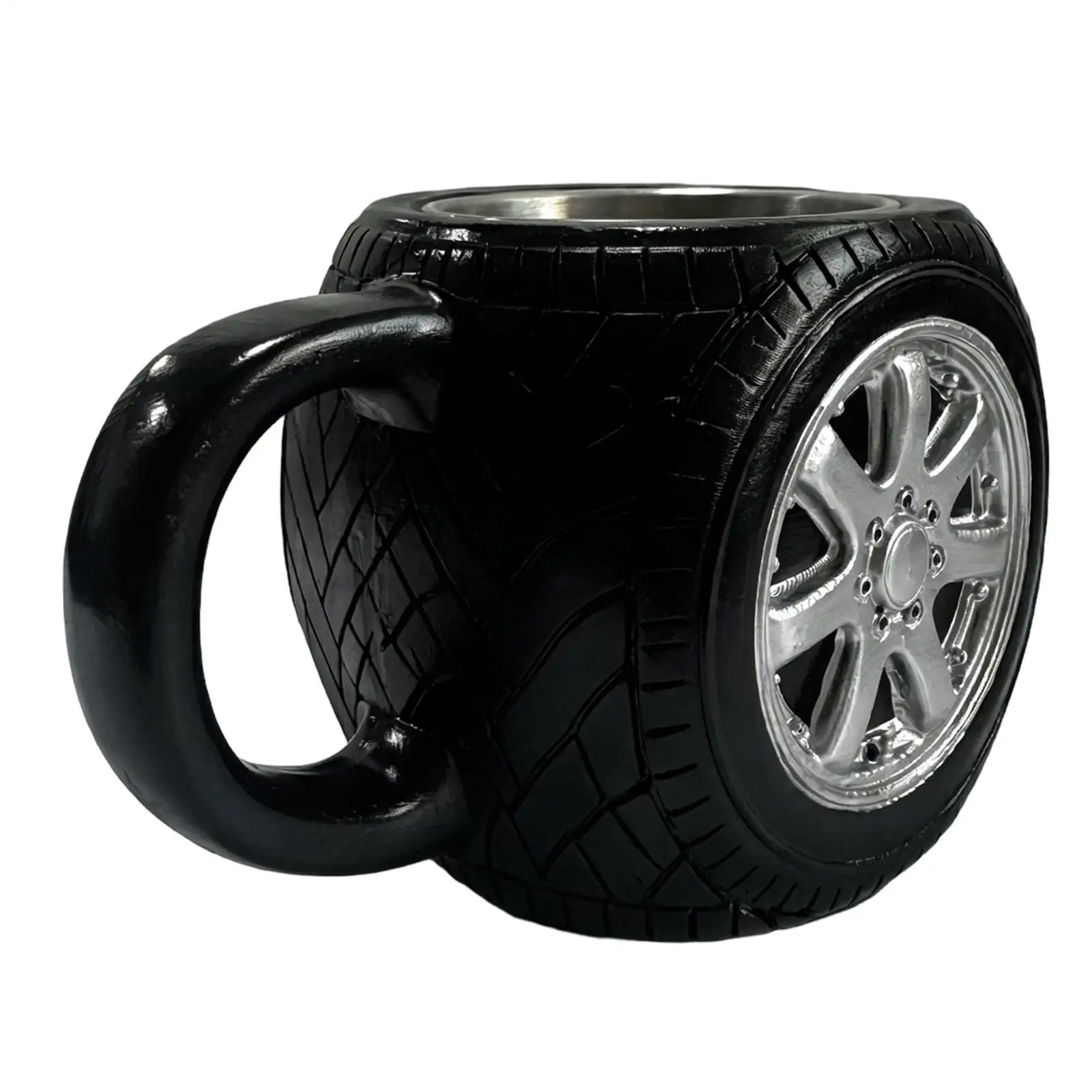 

Coffee Mugs Funny 300ml Insulated Non Slip Drinkware Stainless Steel Tire Mug Tea Cup for Home Living Room Kitchen Office
