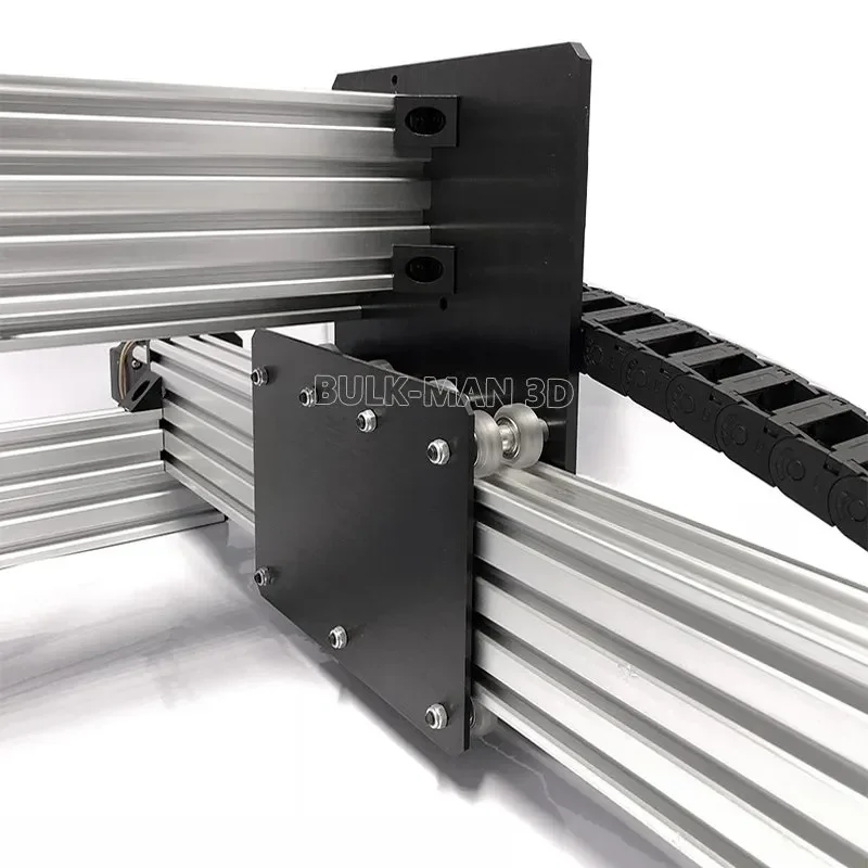 BulkMan3D WorkUltra V2.2 CNC Router Mechanical Kit 4 Axis T8 Lead Screw Frame with Optional NEMA23 2.45Nm Stepper Motors DIY