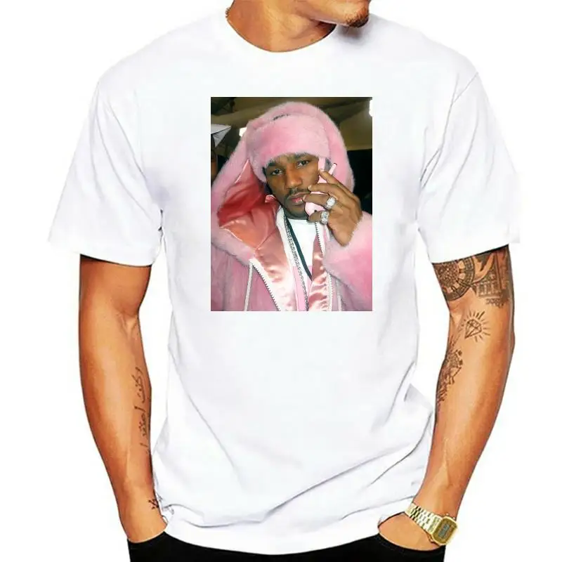 Camron Pink Fur T-Shirt - Dipset Diplomats - XS S M L XL XXL