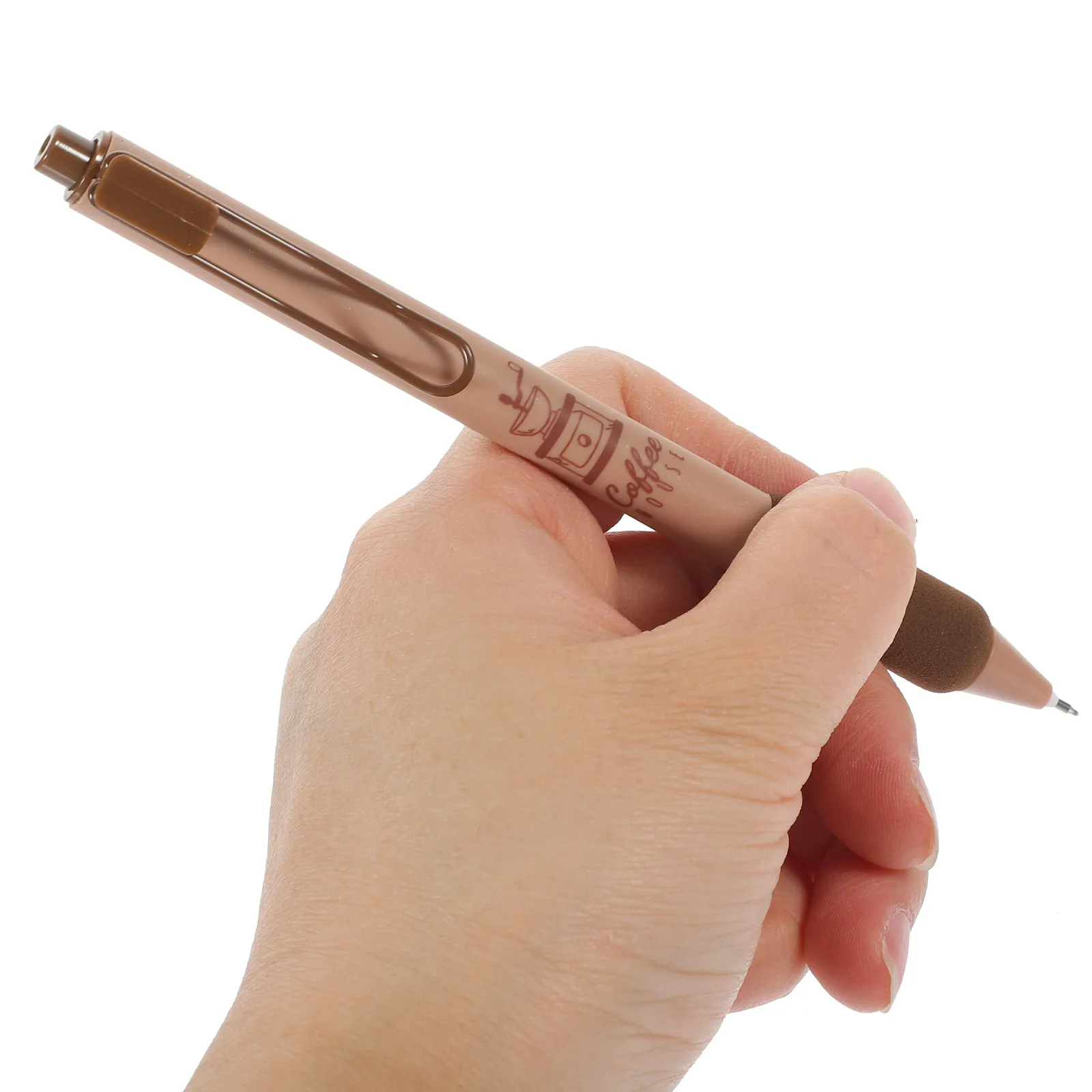 

4Pcs Quick Dry Press Type Gel Pen Ink Pen Portable School Writing Kids Smooth Black Pens Fun Pens