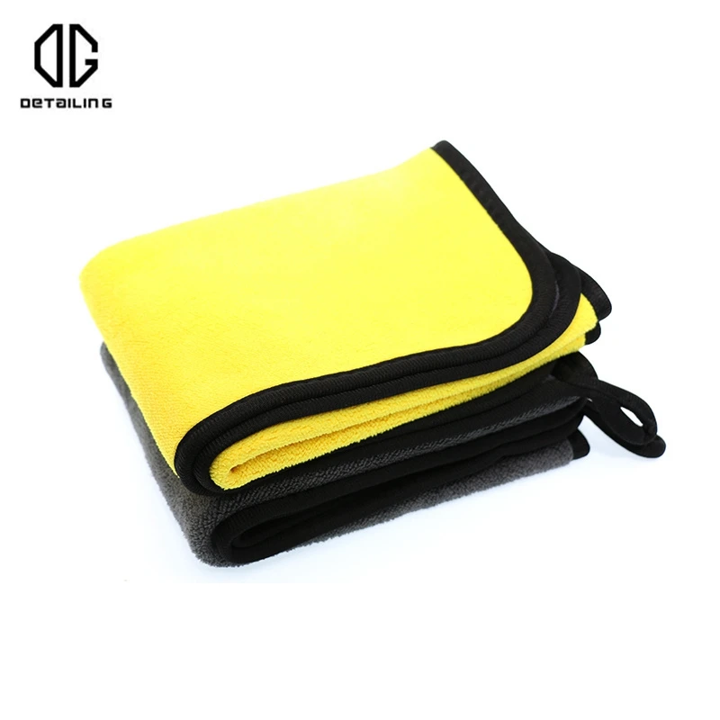 

DETAILING Microfiber Car Cleaning Towel 40*60cm Double‑Sided Super Absorbent Lint Free Auto Detailing Cloth